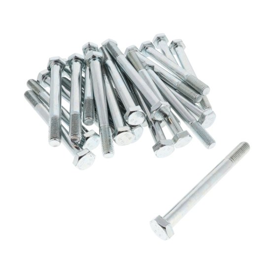 M12 x 120 Zinc Plated 8.8 Steel Bolt - Pack of 25