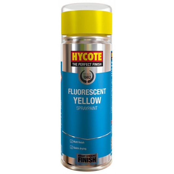 Hycote Fluorescent Yellow Spray Paint - 400ml
