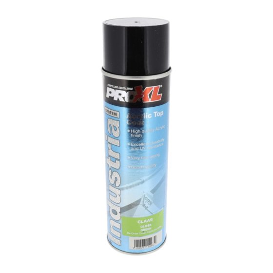 Pro XL Industrial Acrylic Top Coat Aerosol - Claas Green (500ML)