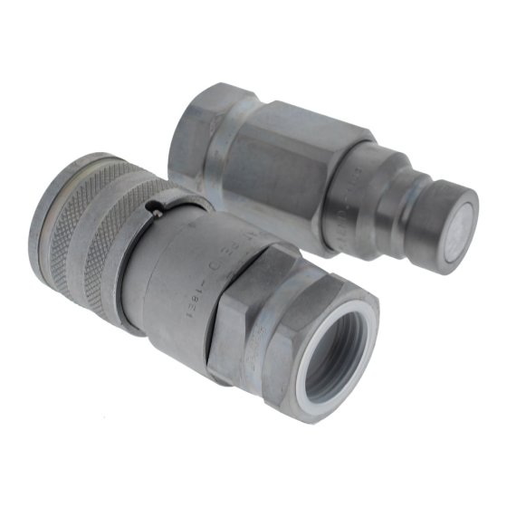 Hydraulic Flat Faced Coupling Set 1" BSP