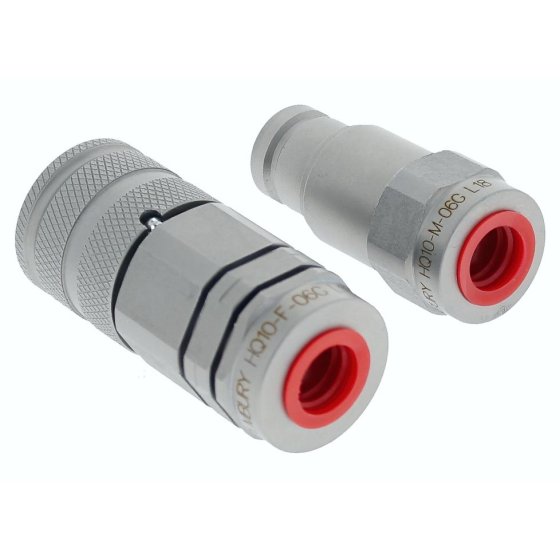 Hydraulic Flat Faced Coupling Set 3/8" BSP