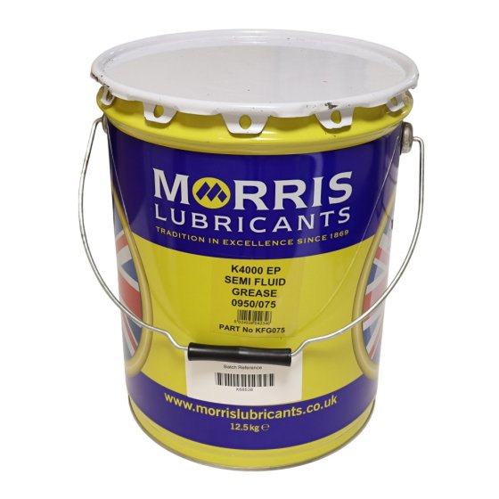 Morris K4000 EP Semi-fluid Grease 12.5kg