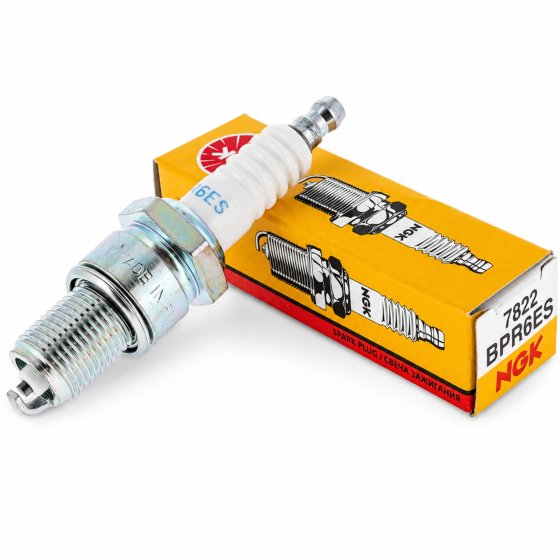 Spark Plug (BPR6ES) for Honda GCV135, GCV135E Engines - OEM No. 98079 56846