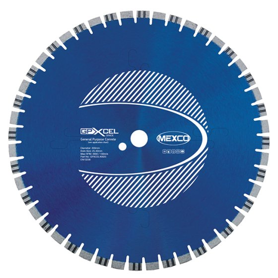 Mexco 400mm Diamond Blade Concrete XCEL Grade