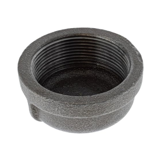 Blanking Cap 2" BSP Malleable Screwed Round Type Fastener