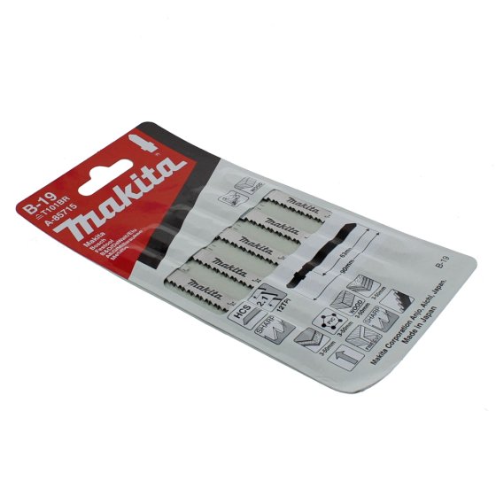 Clean Cut Wood Jigsaw Blade B19 (5PK) - Genuine Makita Parts - A-85715