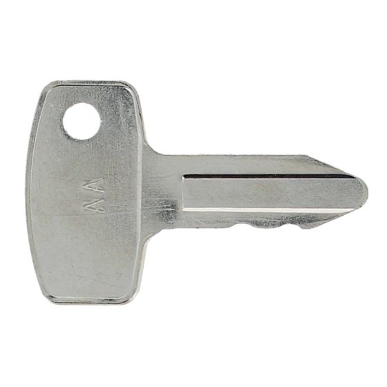 AA Key for Kubota KX and U Series Excavators - Replacement Plant Key