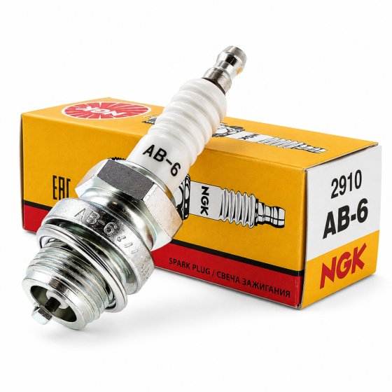Genuine NGK AB-6 Spark Plug 18mm Thread - AB-6