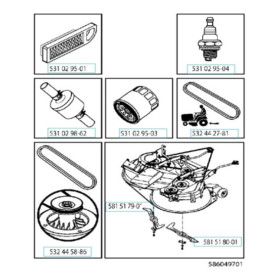 Husqvarna CTH 194 Accessories