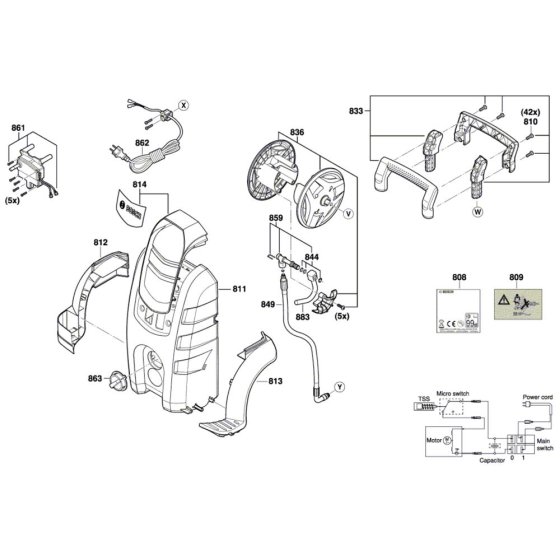Bosch AdvancedAquatak 140 Assembly