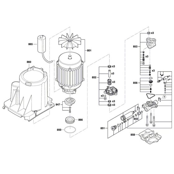 Cleaner Assembly for Bosch 140