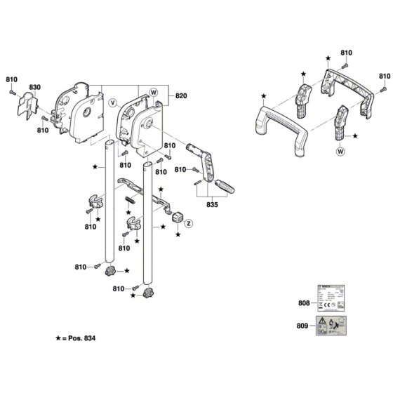 Bosch AdvancedAquatak 160 Assembly