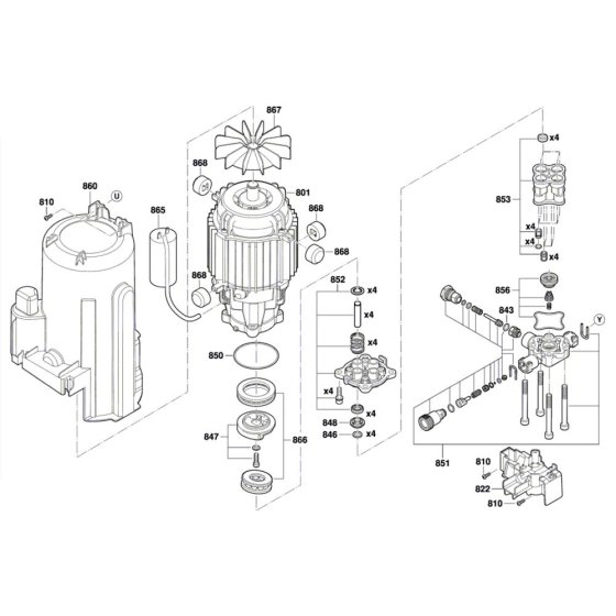 Cleaner Assembly for Bosch 160