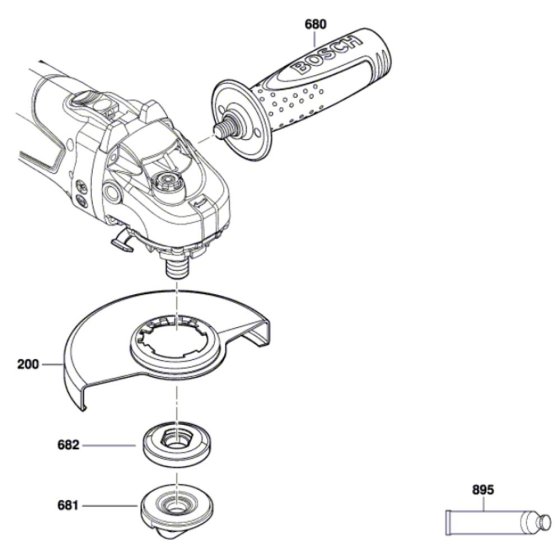 Bosch AdvancedGrind 18 Assembly