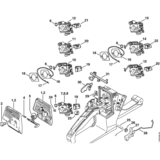 Air Filter & Throttle Control