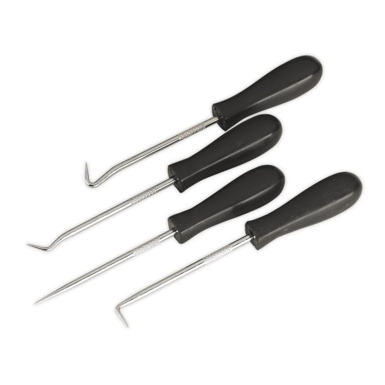 Mini Hook Set 4pc Sealey Precision Tool - AK521
