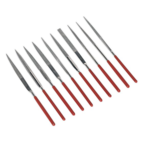 Diamond Needle File Set 10pc Sealey Part No. AK577