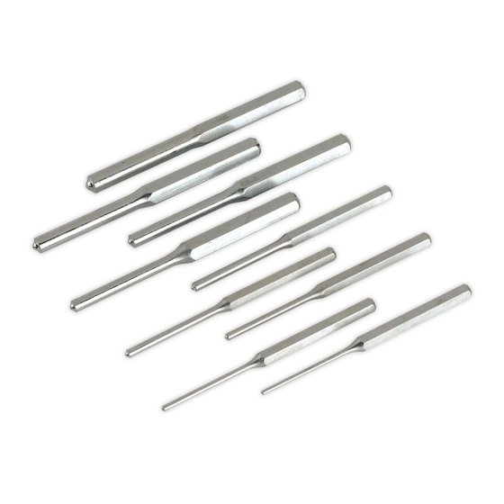 Roll Pin Punch Set 9pc 1/8-1/2" Imperial Sealey Part No. AK9109