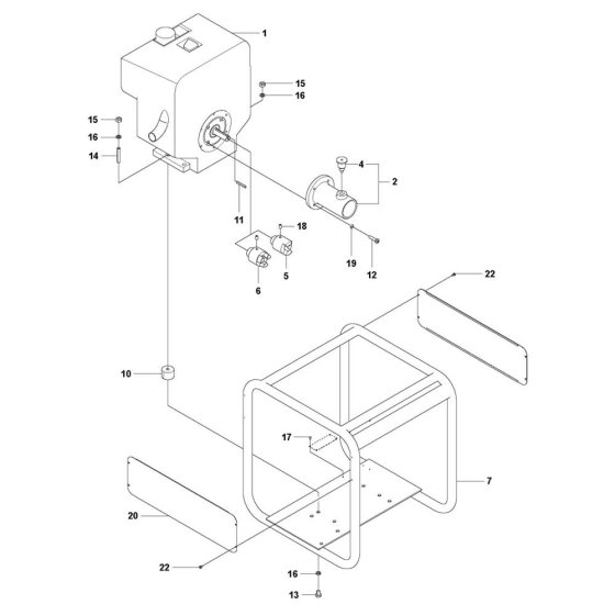 Husqvarna AMD 3000 Drive Unit