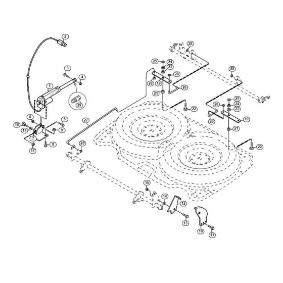 Height Adjustment for Mowers