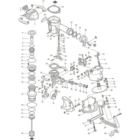 Main Assembly for Makita AN451