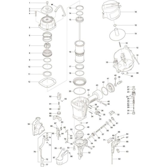 Makita AN902 Main Assembly