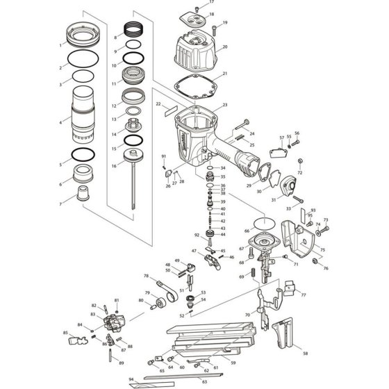 Makita AN943 Main Assembly