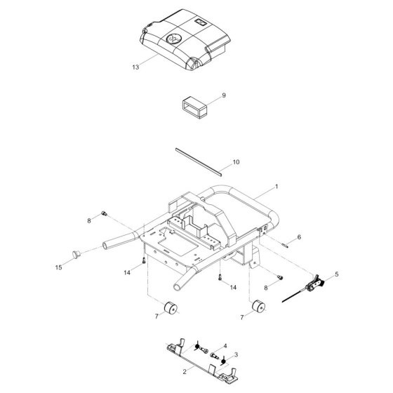 Frame Assembly for Wacker AP2560e