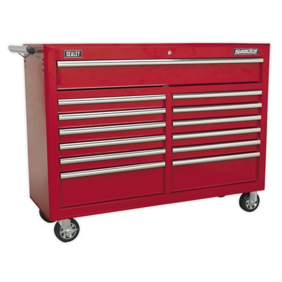Rollcab 13 Drawer with Ball Bearing Slides - Red Sealey Part No. AP5213T