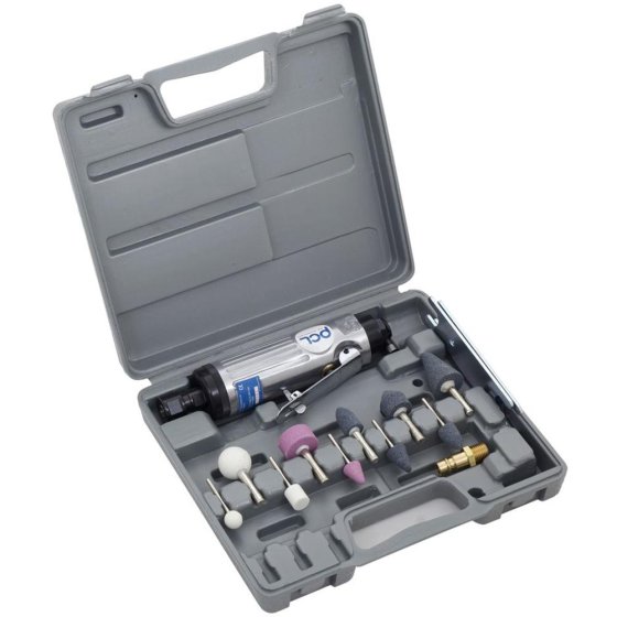 PCL Die Grinder Set 6mm Collet (Includes Accessories & Case) - APT702SET