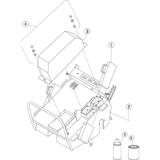 Main Frame Right Side Assembly