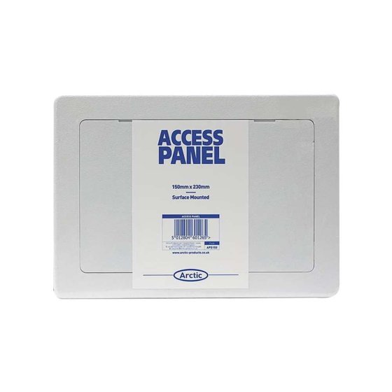 Access Panel 150 x 230mm UV stable ABS & closed by a snap friction catch