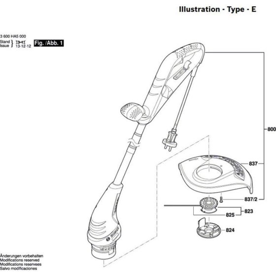 Lawn Edge Trimmer for Bosch