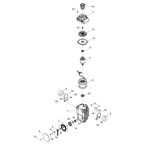 Crankcase Assembly for AS30e