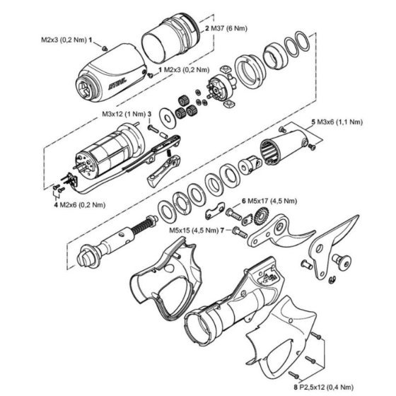 Tightening Torques Assembly