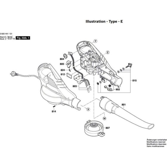 Bosch ALS 2500 Vacuum Assembly