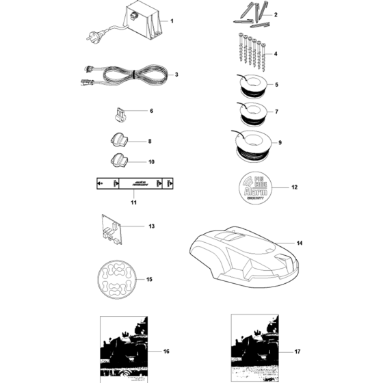 Accessories for Automower 220 AC