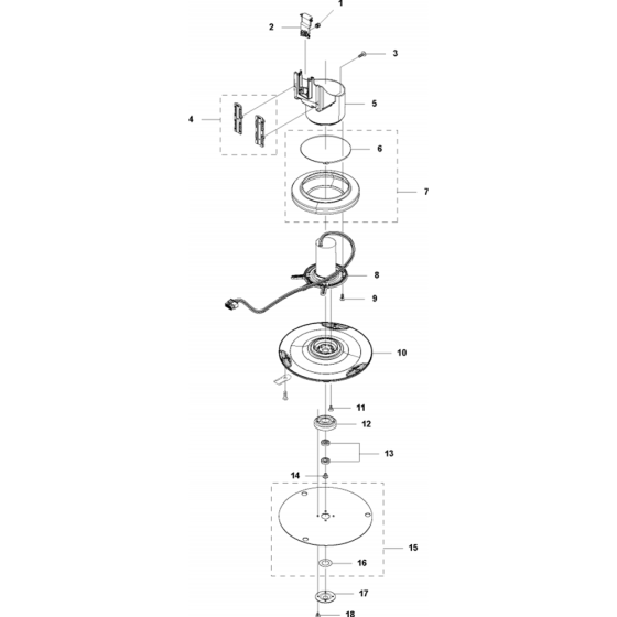 Blade Motor for Automower 320