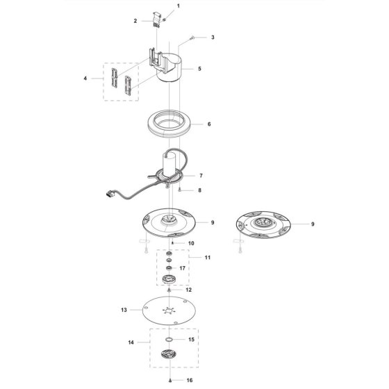 Blade Motor for Automower 520H