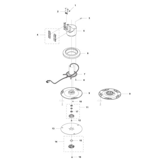 Blade Motor for Husqvarna 550 EPOS