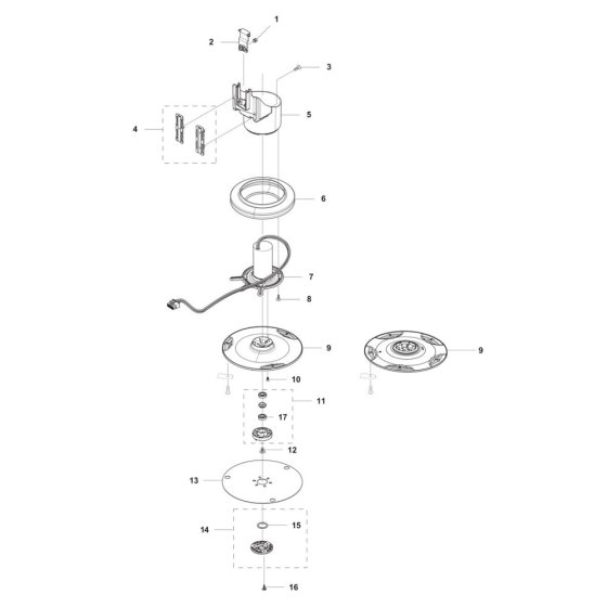 Blade Motor for Automower 550H