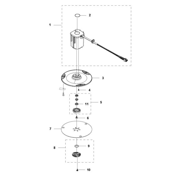 Blade Motor & Cutting Assembly