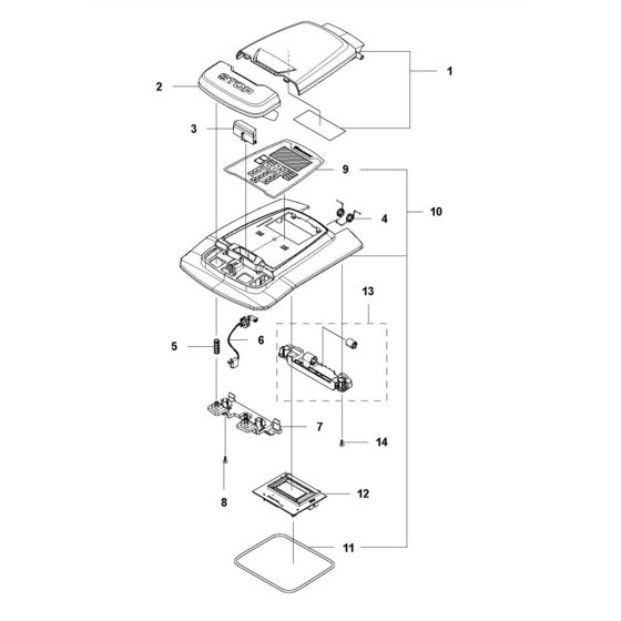 Console Assembly for Automower
