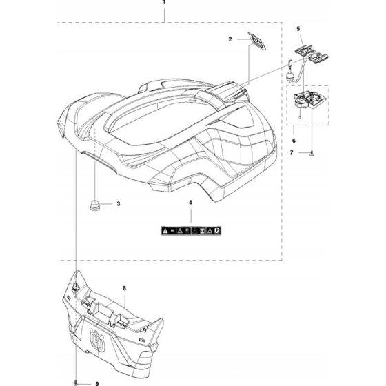Cover Assembly for Automower 440