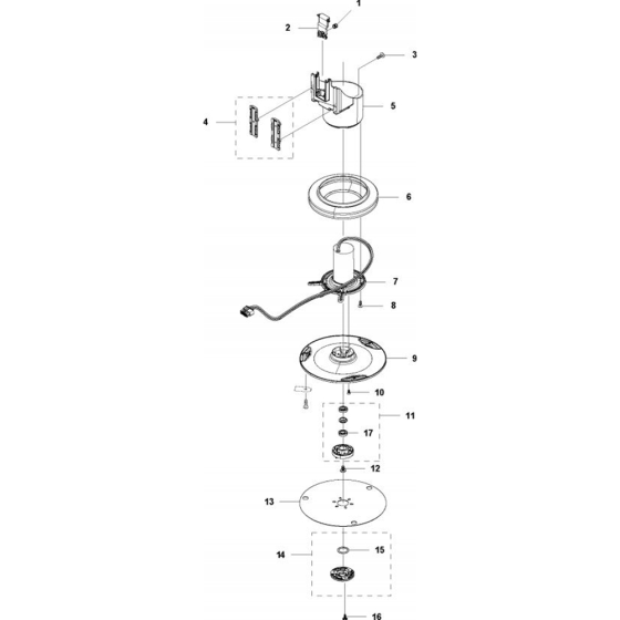 Blade Motor for Automower 440