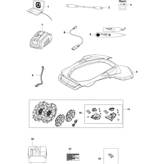 Accessories for Husqvarna 450XH