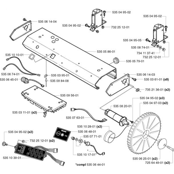 Motor Housing for Automower G1