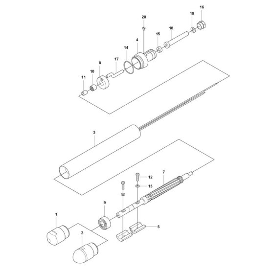 Vibrator Assembly for AX 40 Poker