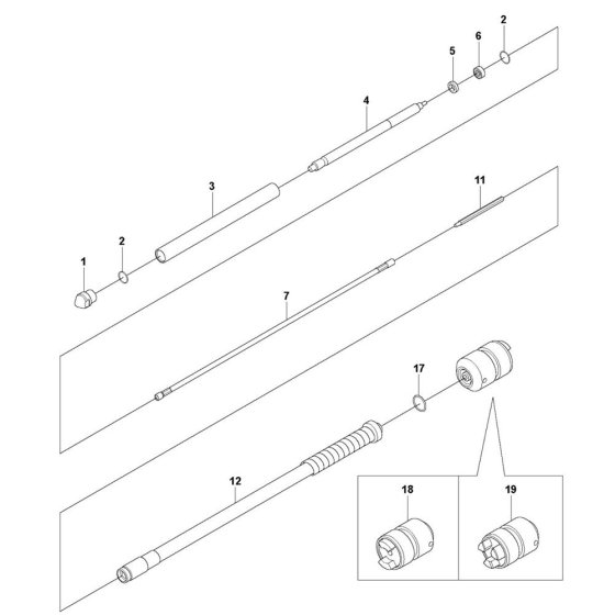 Husqvarna AZ 26 Poker Assembly
