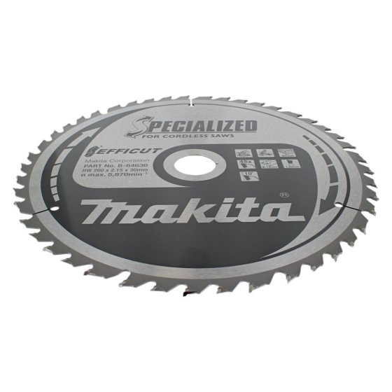 Efficut Tct Saw Blade 230x30x45t for Makita DLS111 Mitre Saws - B-64624
